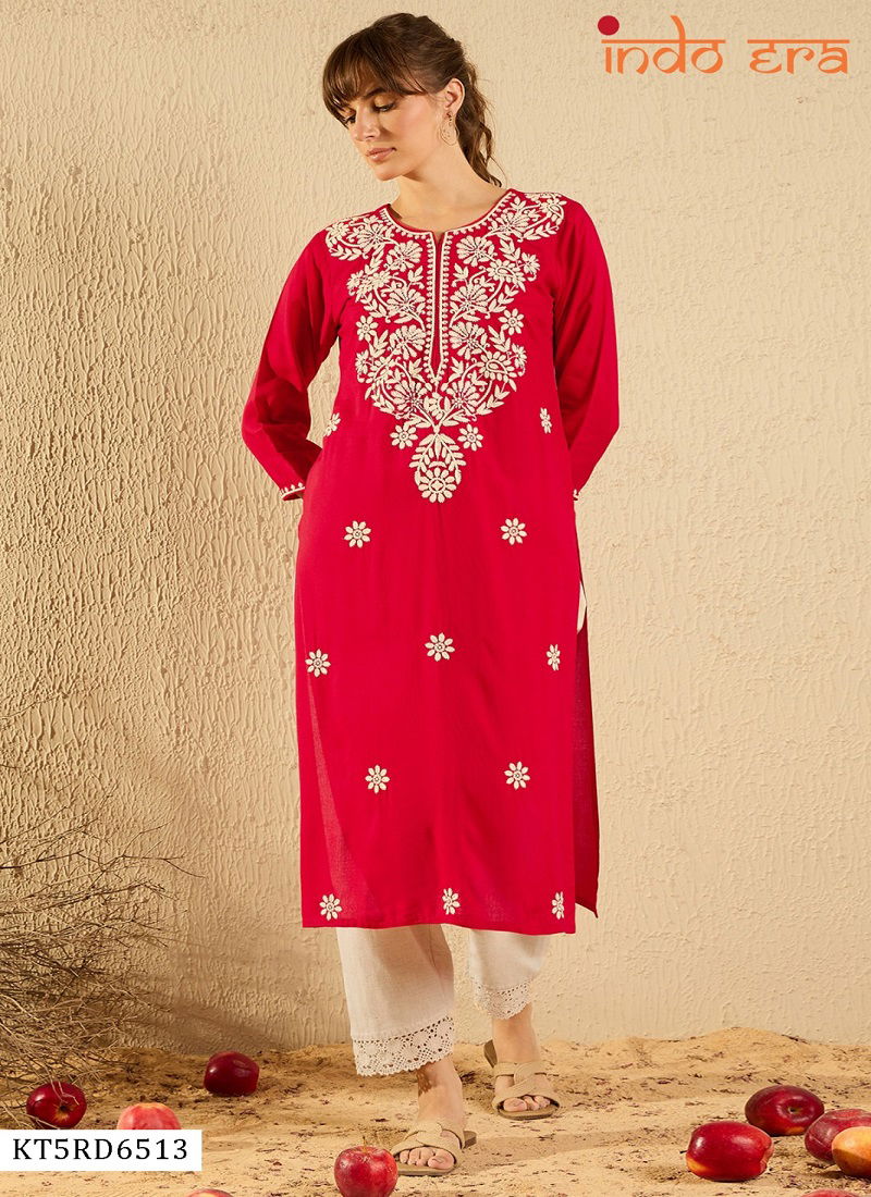 2503 Indo Era Designer Embroidery Kurtis Wholesale Shop In Surat
 Catalog