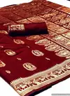 Sanskruti Silk Soft Silk Heavy Pallu Festive Wear Saree