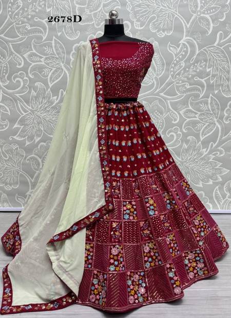 2678 A To D by Anjani Art Georgette Function Wear Lehenga Choli Exporters In India