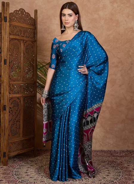 Lux 15 Semi Modal Printed Saree Wholesale Clothing Suppliers In India