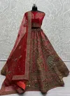 2707 A  And D by Anjani Art Velvet Embroidery Bridal Bulk Lehenga Choli Orders In India
