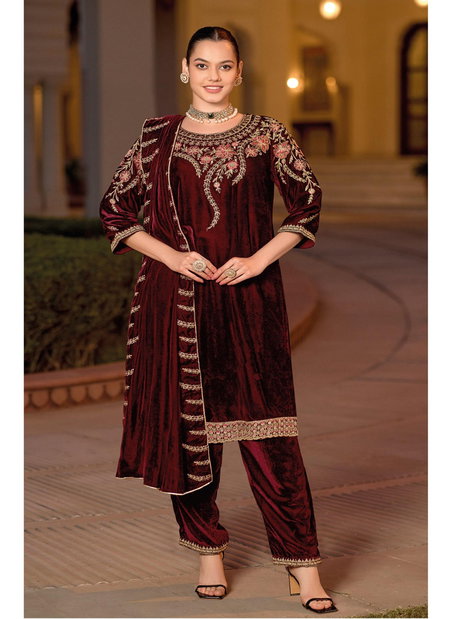 32218 A To D Maria B Velevt 24 By Deepsy Velevt Embroidery Pakistani Suits Online Wholesale