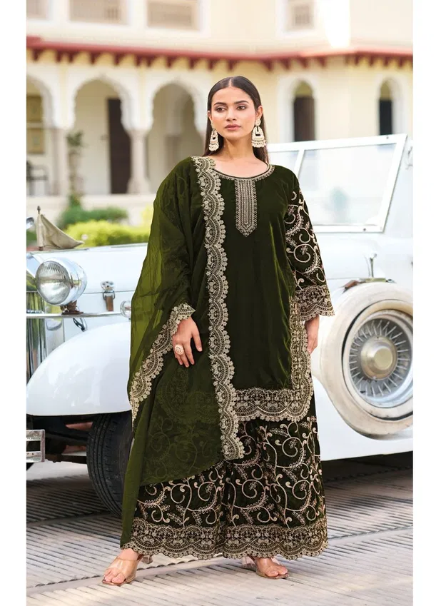 32221 Velvet 24 By Deepsy Suits Velvet Embroidery Pakistani Suits Online Wholesale