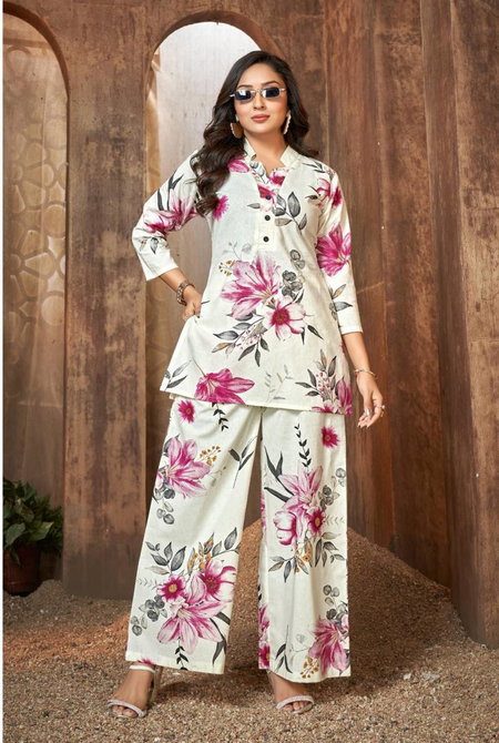 Ladies Flavour 3240 And 3241 Cotton Flex Printed Co Ord Set Wholesale Suppliers In Mumbai