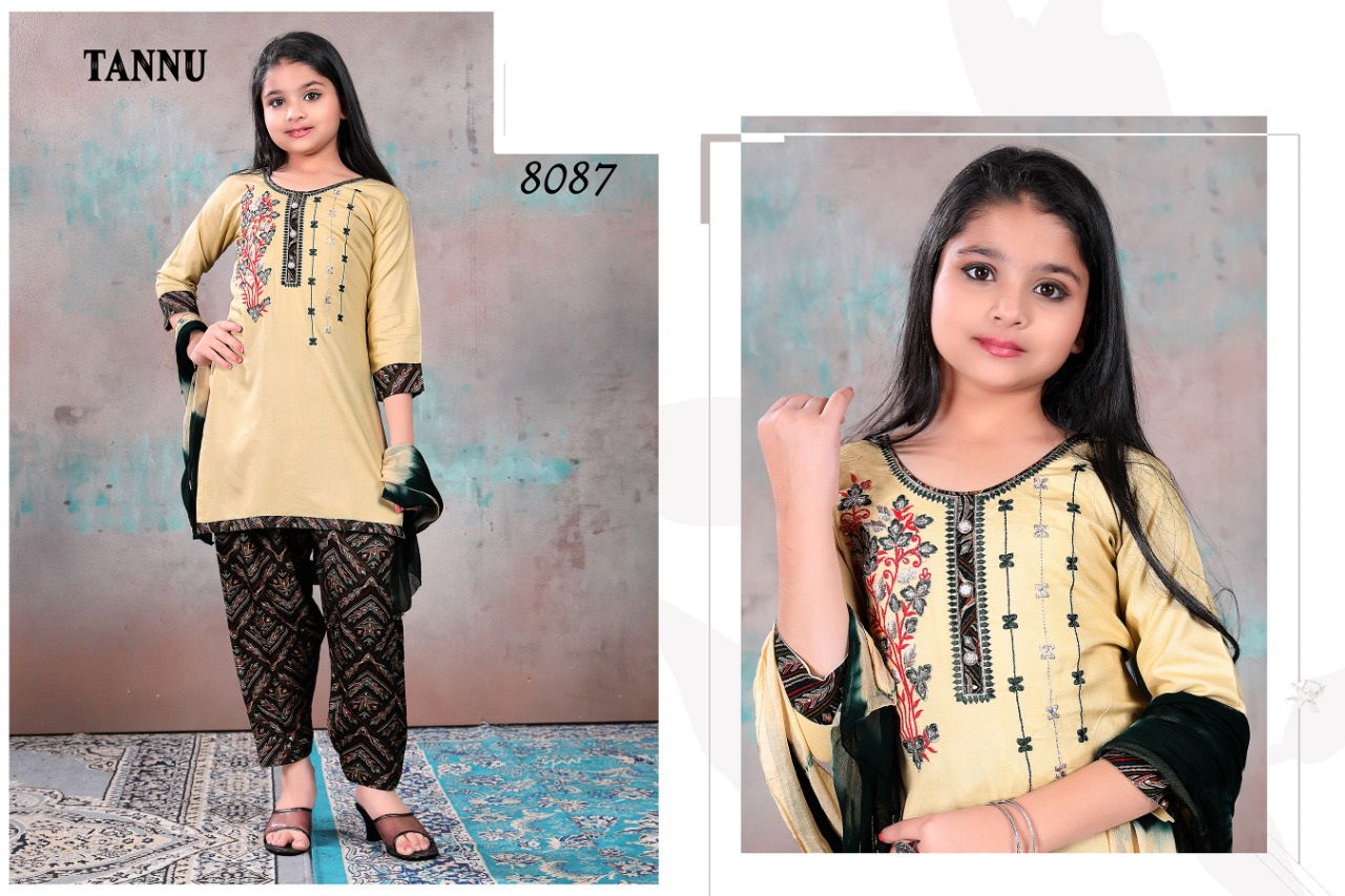 Tannu 8087 Kids Readymade Suits Catalog