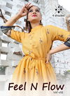 4 Shades Feel n Flow Vol 2 Latest Designer Printed Kurtis Collection 