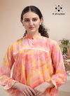 4 Shades Western Top 5 Latest fancy Designer Party Wear Georgette   Ladies Top Collection
