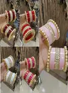 4 TE Designer Palin Bridal Wear Chooda Set Wholesale Price In Surat
