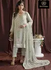 440 Ziaaz Designs Embroidery Georgette Pakistani Suits Wholesale Market In Surat
