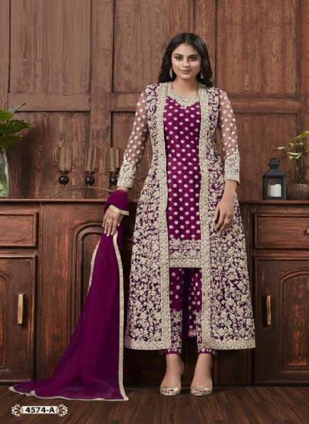 4574 Master Color Designer Salwar Suits Catalog
