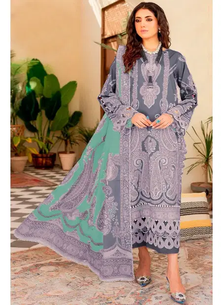 537 And 538 Taj Embroidery Patch Cotton Pakistani Suits Wholesale Price In Surat
 Catalog