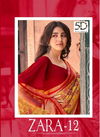 5D ZARA VOL-12 Designer Fancy Festive Wear Heavy Georgette Saree Collection