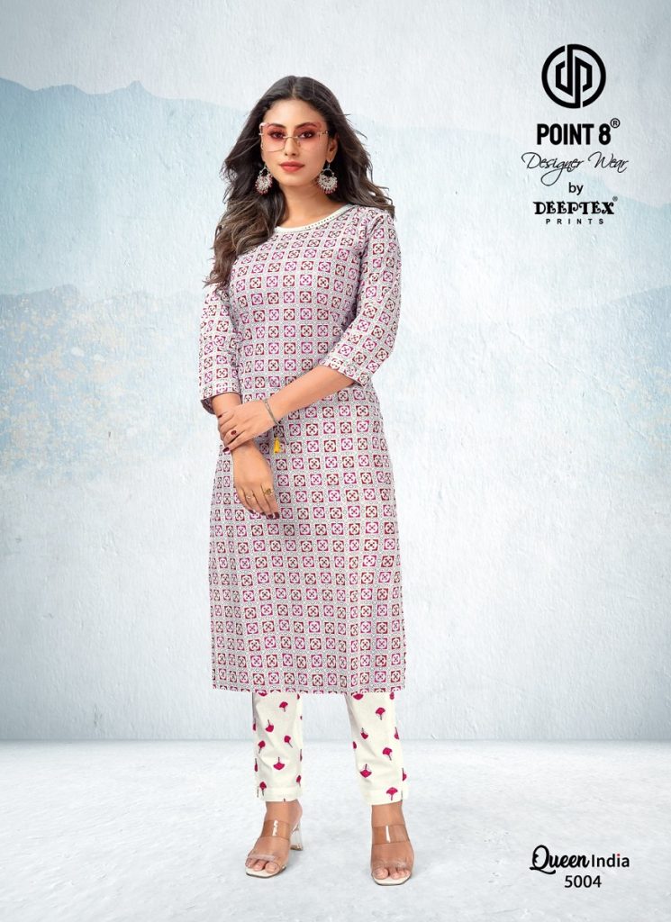 Deeptex Queen India Vol 5 Kurti With Pant Readymade Collections