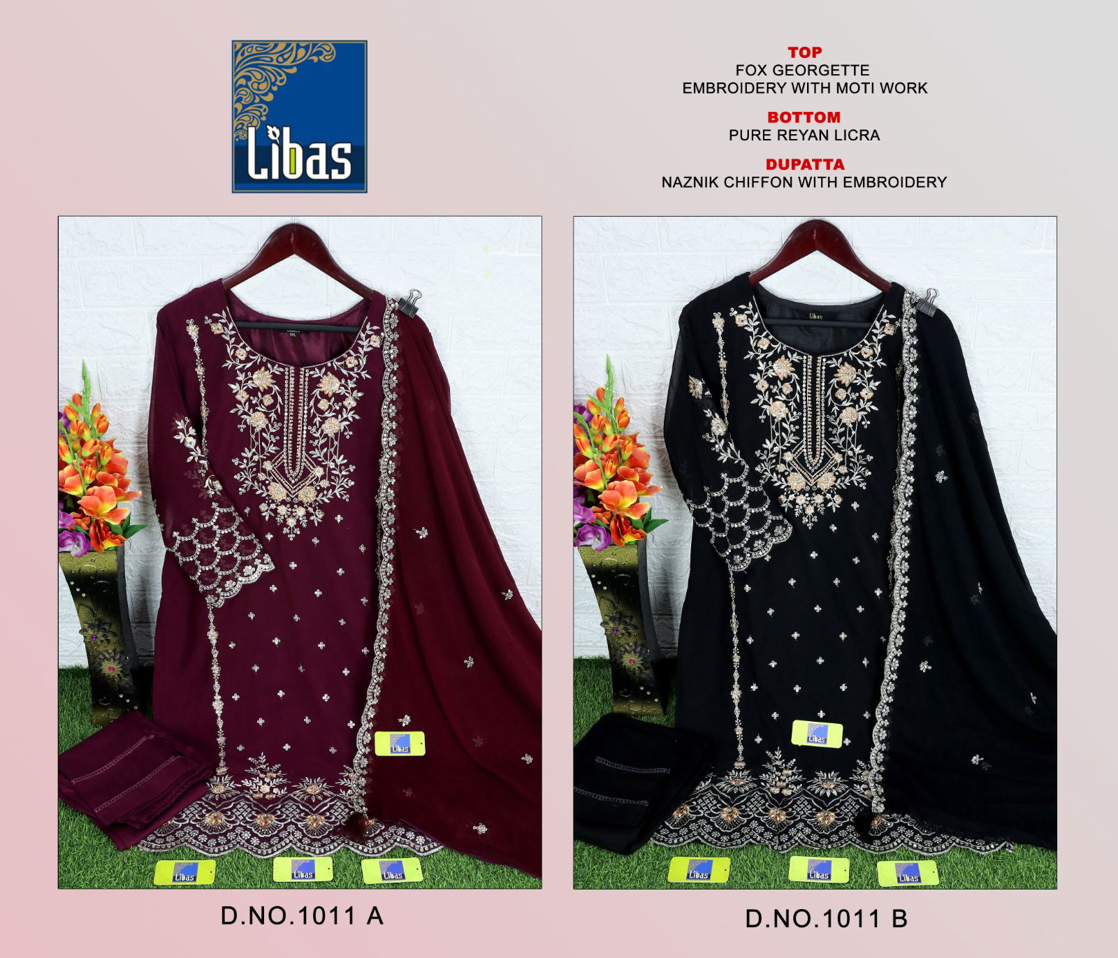 Libas 1011 A And B Readymade Pakistani Suits Catalog
