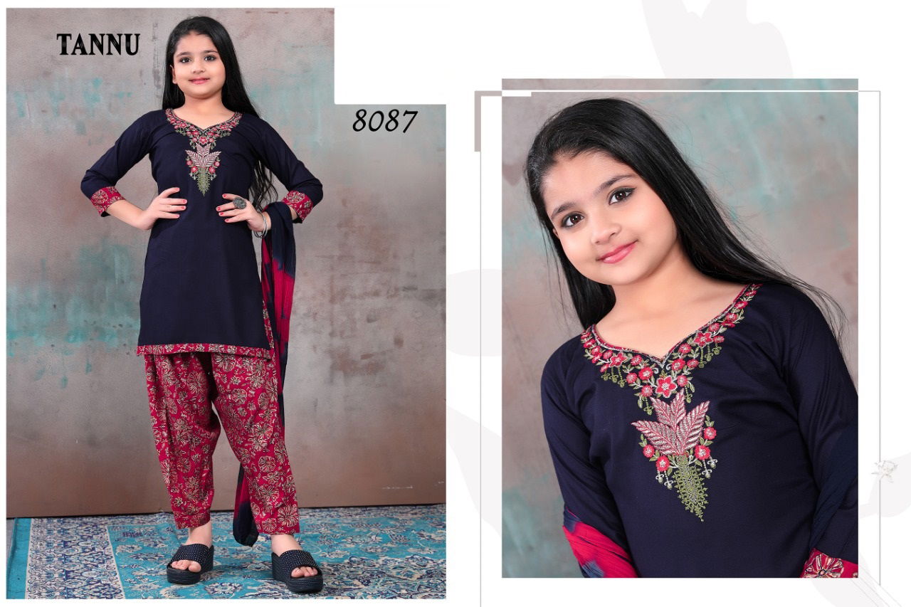 Tannu 8087 Kids Readymade Suits Catalog