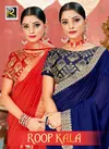 Ronisha Roopkala Designer Embroidery Party Wear Saree Collection