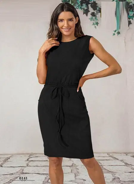 8141 By Emily Premium Soft Western Bodycon One Piece Wholesale Online
