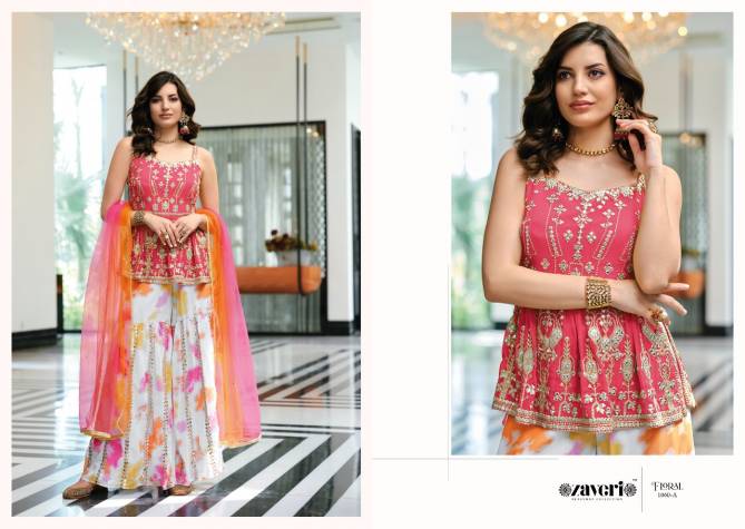 Zaveri Floral Ready Made Designer Salwar Suits Catalog
