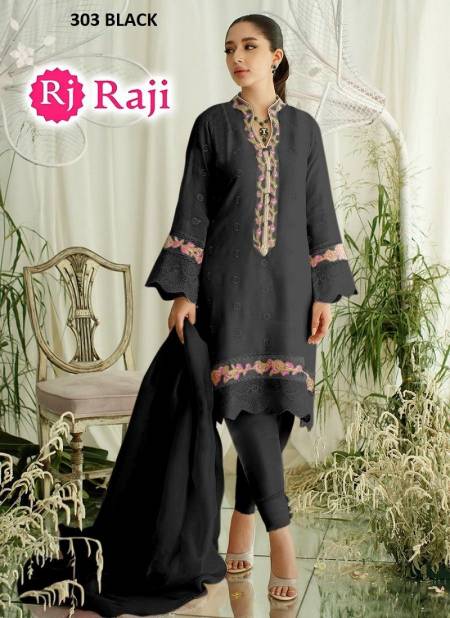 Afsana 303 Colors Pakistani Suits Catalog 303 Black