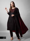 Aradhna 1152 Cotton Blend Embroidery Bulk Kurti With Bottom Dupatta Orders In India 1152 Black