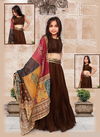 Arya Like Lehenga Choli Festive Wear Wholesale Kids Wear Catalog Brown 1