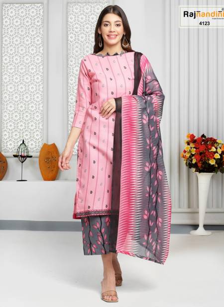 Baby Pink Colour Aarvi By Rajnanadini Pinted Salwar Suit Catalog 4123