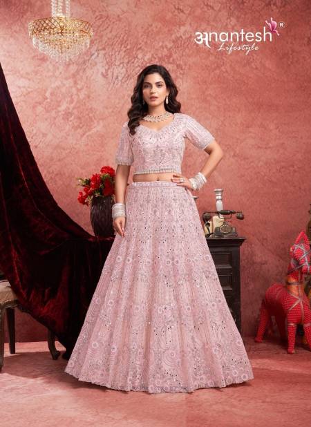 Baby Pink Colour Bridle Couture Vol 2 By Anantesh Party Wear Lehenga Choli Online Wholesale 9006