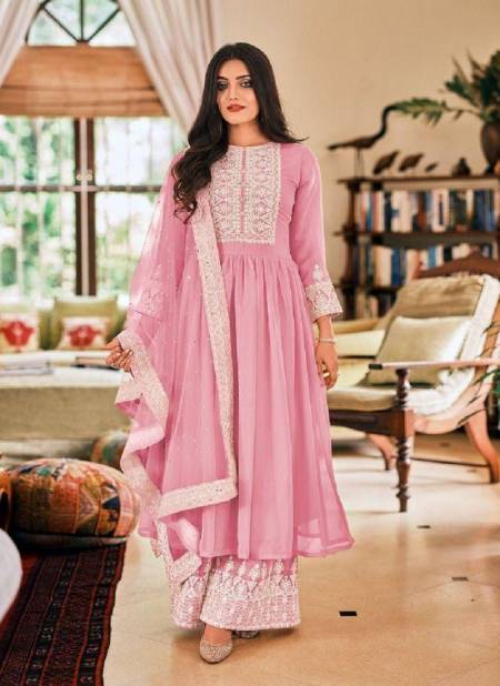 Baby Pink Colour Dil Noor By Eba Designer Salwar Suit Catalog 1344