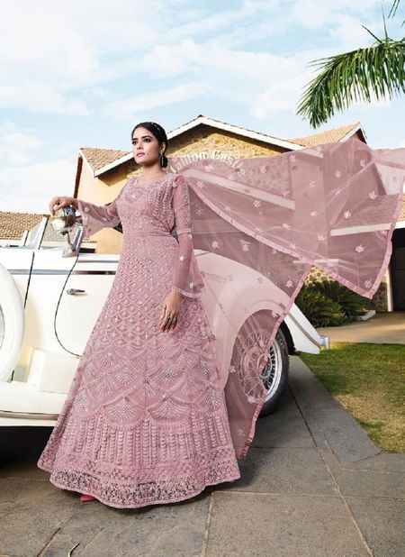 Baby Pink Colour Florence By Fiona Designer Gown Catalog 22921 Catalog