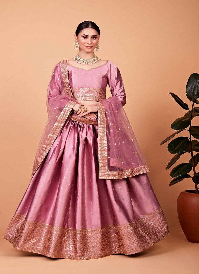 Baby Pink Colour Nayra Vol 1 By Aawiya Designer Lehenga Choli Catalog 106