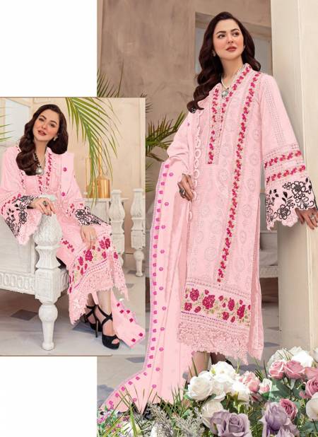 Baby Pink Colour R 540 Exclusive Wear Wholesale Pakistani Salwar Suits 540 F