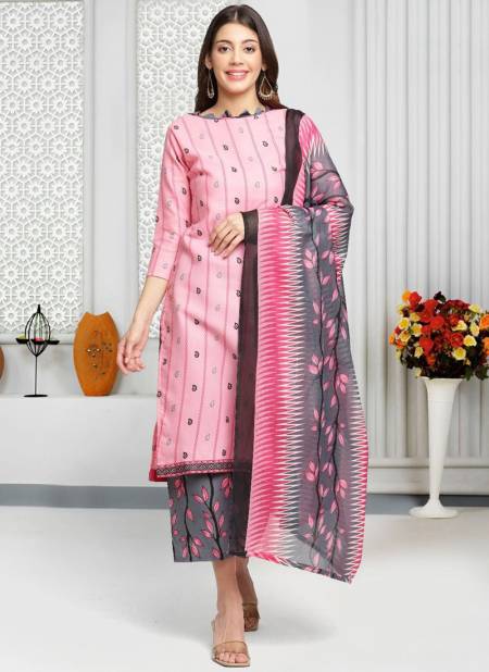 Baby Pink Colour Rajnandini Dailywear Wholesale Patiyala Salwar Suit Catalog 4123