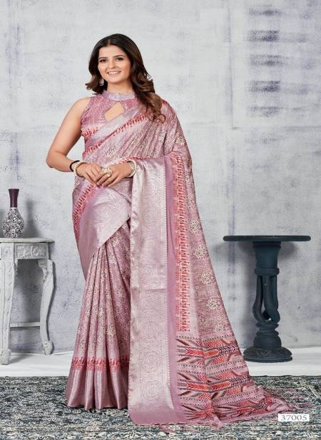Baby Pink Colour Safron Vol 2 By The Fabrica Party Wear Saree Catalog 37005