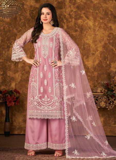 Baby Pink Colour Vaani Vol 30 Festive Wear Wholesale Designer Salwar Suits 301