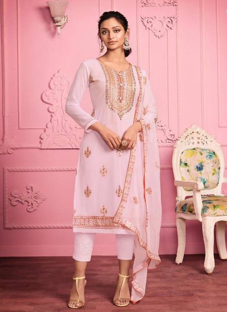 Baby pink Colour Murad Vol 1 Designer Salwar Suit Catalog 2009