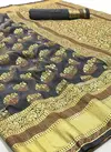 Black Designer Banarasi Soft Silk Non Catalog Saree 1002
