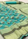 Green Rich Look Banarasi Soft Silk Weaving Elegant Saree 1004