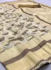Grey Banarasi Soft Silk Designer Weaving Silk Party Wear Saree 1008