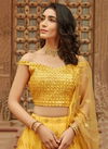 Basant Latest Wedding Wear Designer Organza Embroidery Work Lahenga Choli Collection