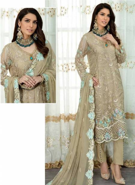Beige Colour Farmaish Vol 2 Wholesale Pakistani Salwar Suit Catalog 2099