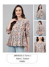 Beige Colour Janasya Fancy Wear Ladies Top Catalog 4020