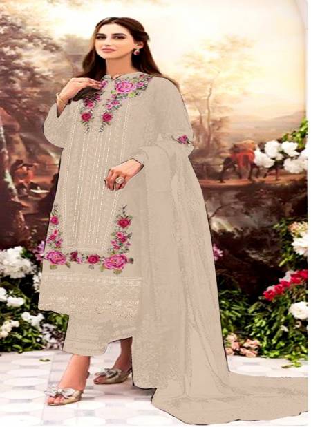 Beige Colour R 528 NX Colors Pakistani Suit Catalog 528 O