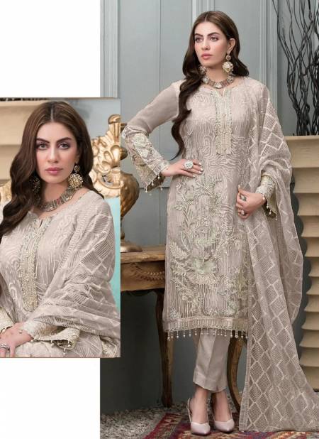 Beige Colour R 552 NX Wholesale Designer Exclusive Pakistani Suit Catalog 552 C