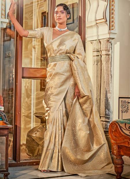 Beige Colour Rozy Silk Rajpath Colours Wholesale Banarasi Silk Sarees Catalog 108004