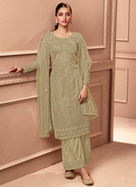 Beige Colour Swati Exclusive Wholesale Designer Salwar Suit Catalog 3506