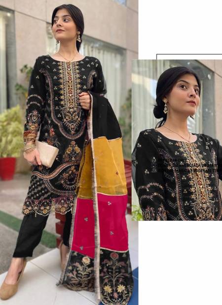 Black 170 Colour's Wedding Wear Wholesale Pakistani Salwar Suit 170 A