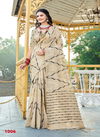 Black And Cream Colour Monika By Bunawat Cotton Printed Saree Wholesale Shop In Surat 1006