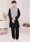 Black And White Colour Outluk Kids Vol 2 Party Wear Wholesale Modi Jacket Kids Wear Catalog 203