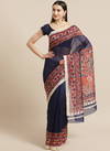 Black Bhagalpuri Saree 17