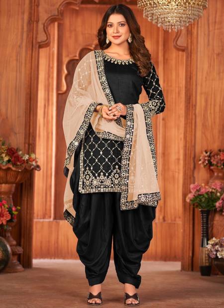 Black Colour Aanaya Vol 150 Wholesale Festive Wear Designer Salwar Suit Catalog 5001